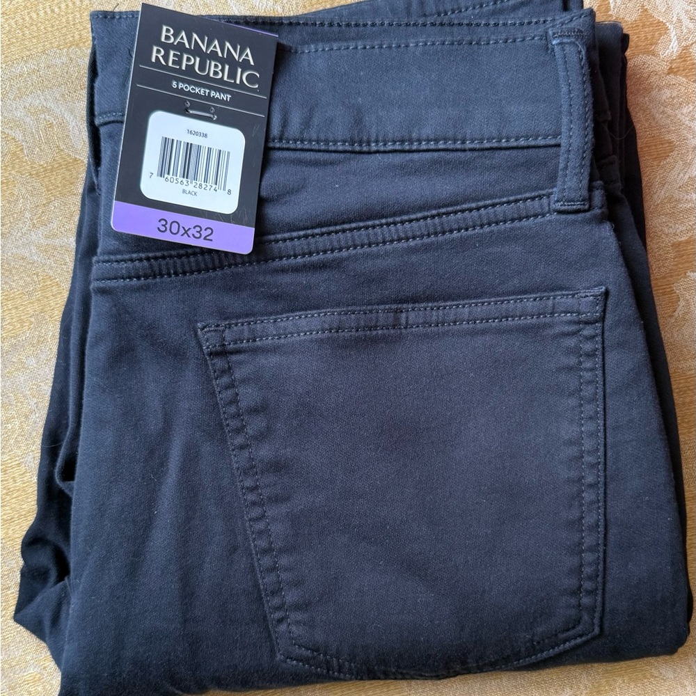 Banana Republic Men's Relaxed Jeans - Navy